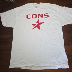 New Vintage 90s Converse CONS Single Stitch White T-shirt XL